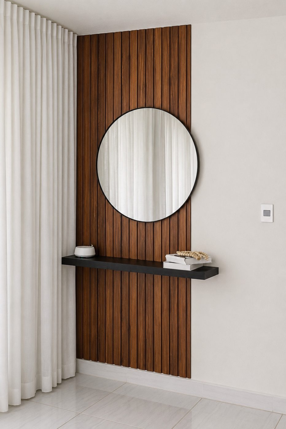 Entry with mirror